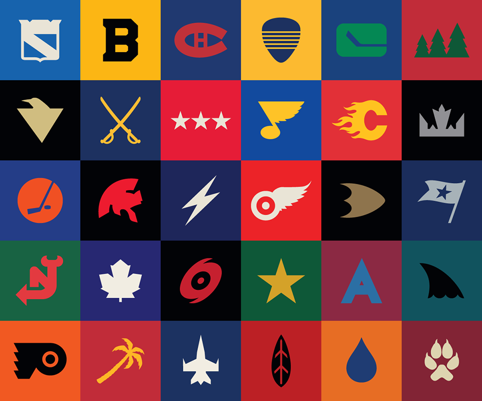 fjende væske guitar The Top NHL logos of All-Time | TheHockeyFanatic