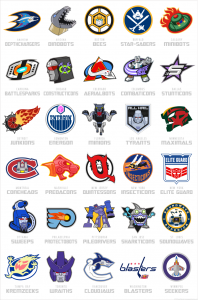 NHL Transformer Logos