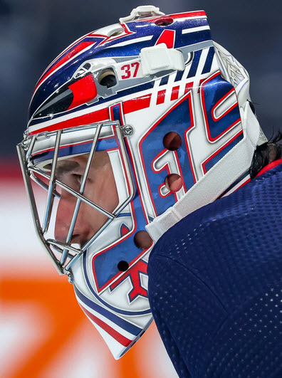 DAVEART.com - In his new mask Cam Talbot will be transformed into