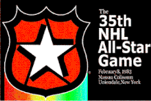 1981 NHL All Star Game Logo New York Islanders