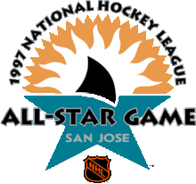 1997 NHL All Star Game Logo San Jose Sharks