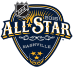 2016 NHL All Star Game Logo Nashville Predators